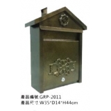 鐵皮信箱 y15024 金屬工藝品 鍛鐵信箱*